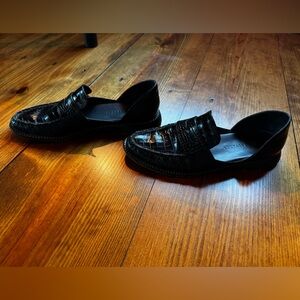Black Leather Loafer